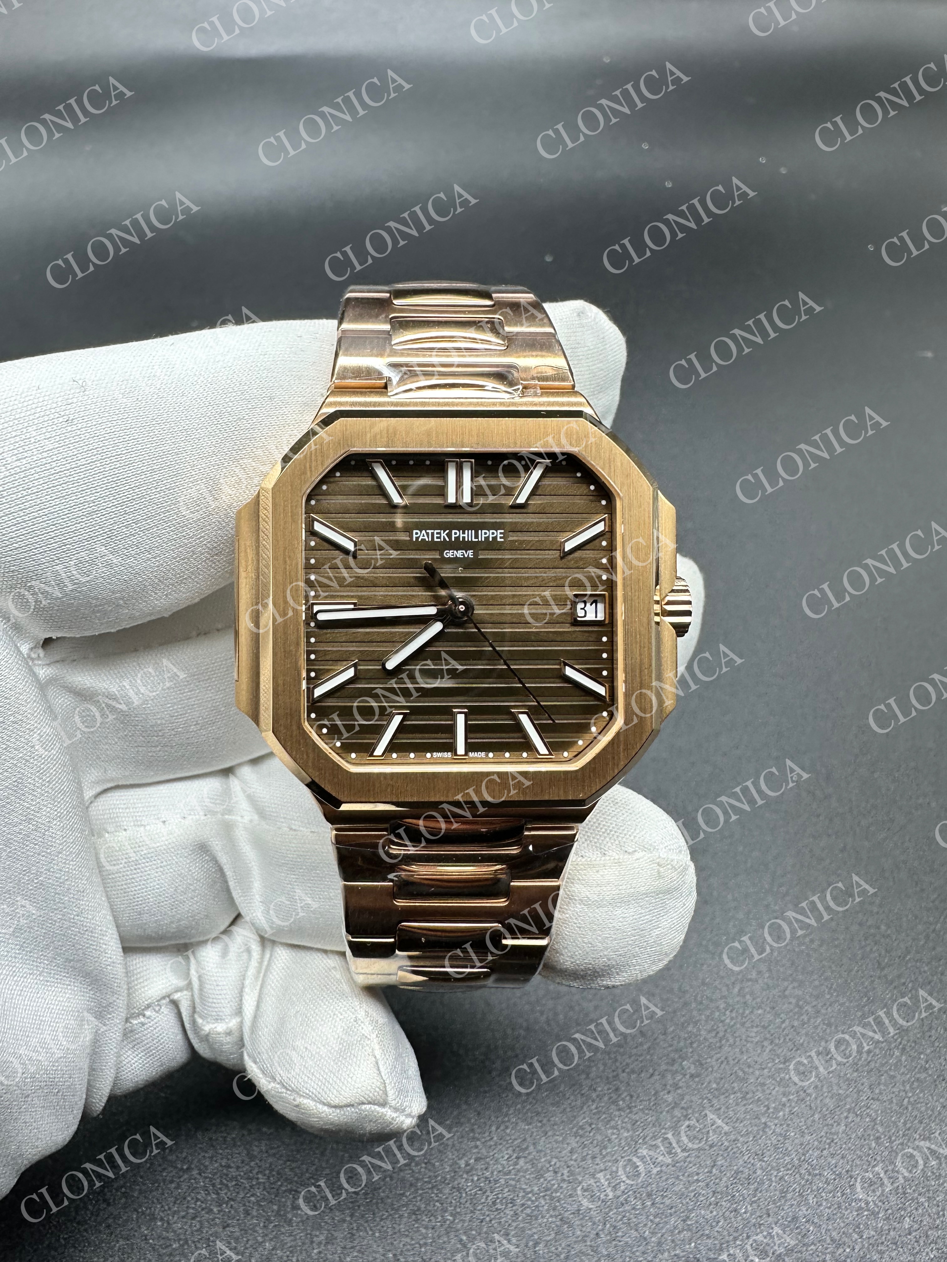 CUBITUS 5821 RG BROWN DIAL ON RG BRACELET 26-330