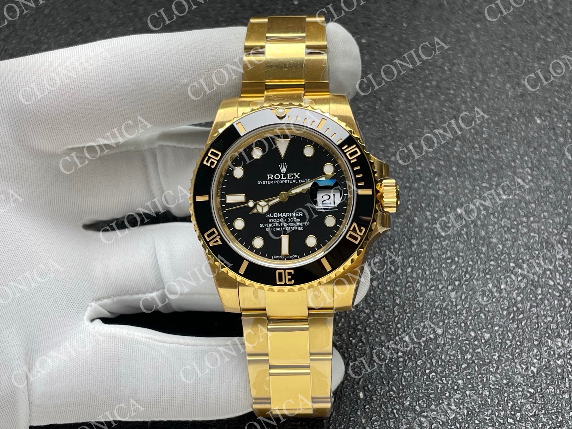 SUBMARINER 116610 40MM BLACK CERAMIC 904L YG BLACK DIAL