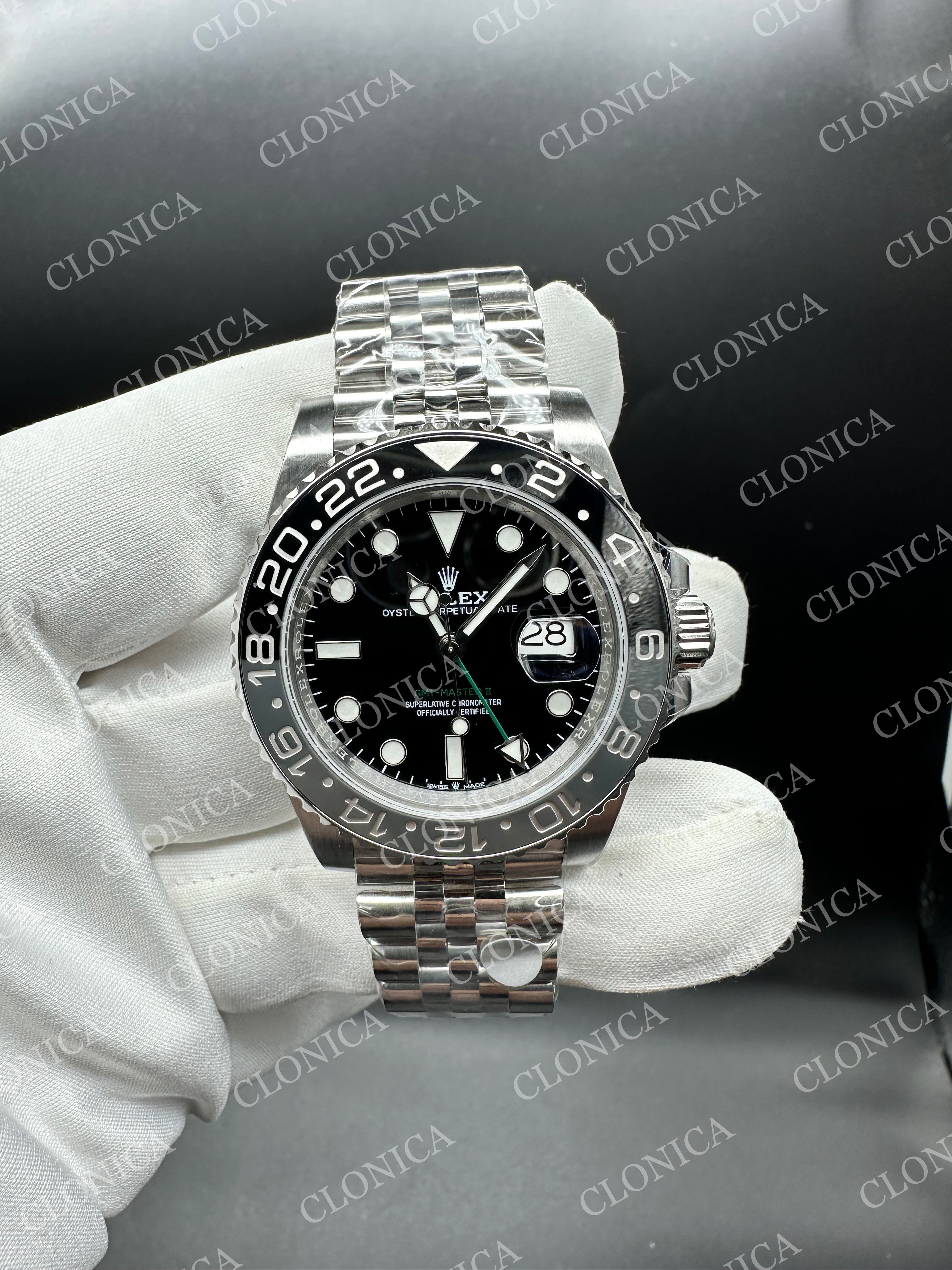 GMT-MASTER II 126710 GRNR 904L STEEL ON JUBILEE BRACELET DD3285